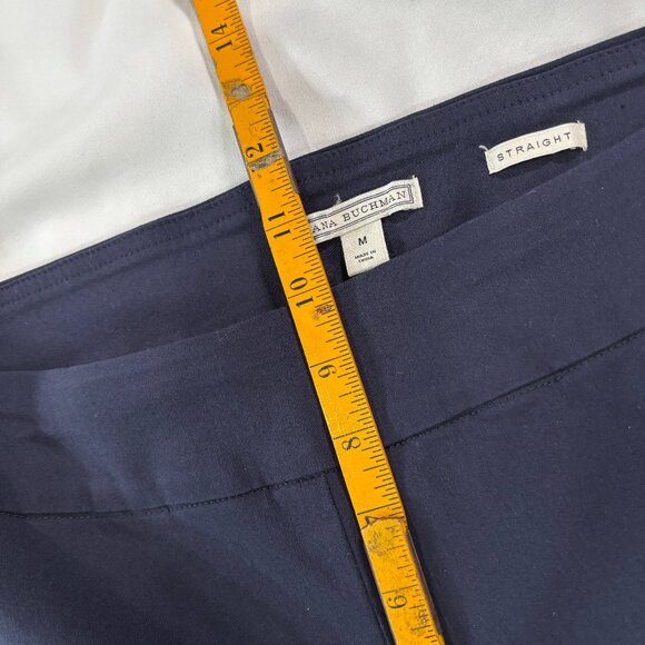 Dana Buchman Navy Straight Leg Pants M - Picture 5 of 5